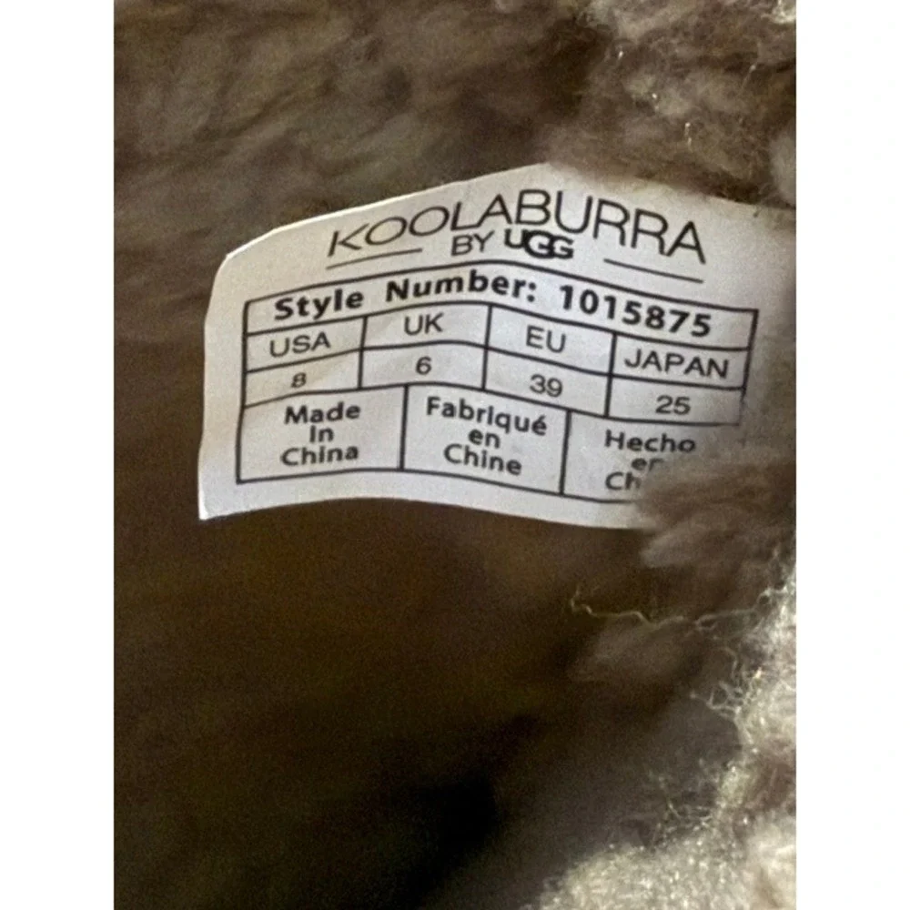 Koolaburra by UGG Victoria Tall Black Suede Bow Boots Women's Size 8